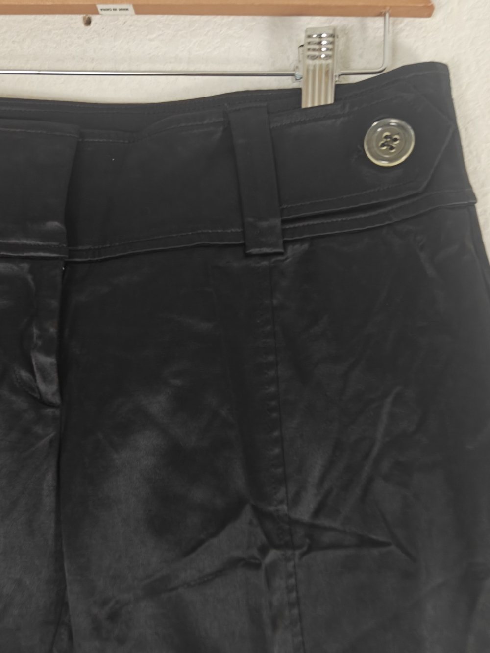 Vintage Cache Satin Capri Pants Low Rise Y2K Chic Size 4 - Picture 6 of 13